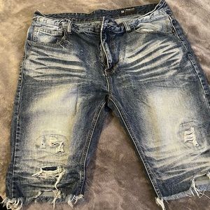 Designer Jean shorts Mens